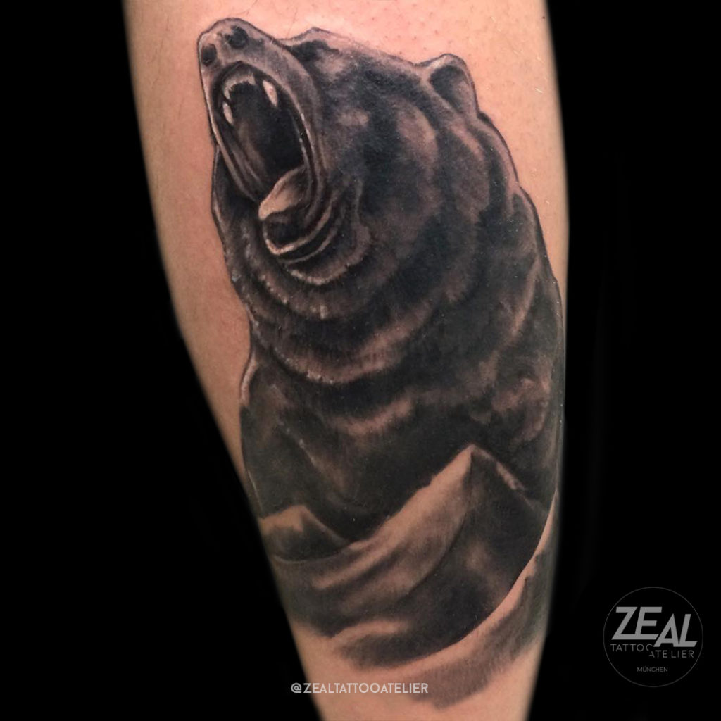 grizzly bear tatttoo